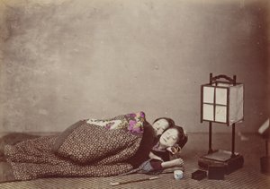 स्लीपिंग ब्यूटीज़, 1868। द्वारा फेलिस बीटो