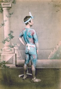 टैटू वाला जापानी दूल्हा बेटो, जापान, 1882 द्वारा फेलिस बीटो