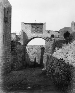 जेरूसलम, 1857 में वाया डोलोरोसा के पार इको होमो आर्क