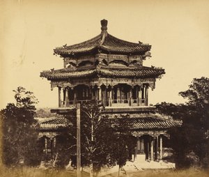 द ग्रेट इंपीरियल पैलेस (युआन मिंग युआन) बर्निंग से पहले, पेकिन, 18 अक्टूबर, 1860 द्वारा फेलिस बीटो