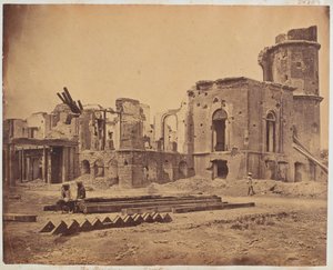 रेजिडेंसी के सामने, लखनऊ, 1858