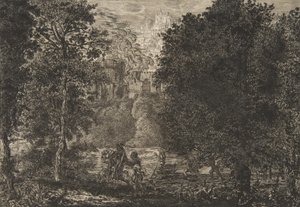 लौ आग के करीब है, लगभग 1853-5। द्वारा फेलिक्स ब्रैकक्मोंड