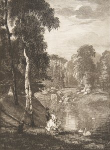 द बोइस डी बोलोग्ने, 1857। द्वारा फेलिक्स ब्रैकक्मोंड