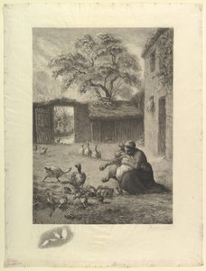स्प्रिंग, मिलेट द्वारा पेस्टल के बाद, 1888। द्वारा फेलिक्स ब्रैकक्मोंड