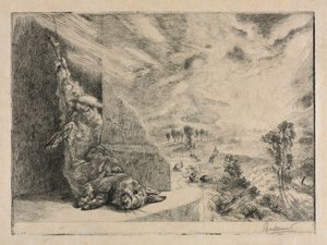 द वाइल्ड रैबिट, 1891। द्वारा फेलिक्स ब्रैकक्मोंड