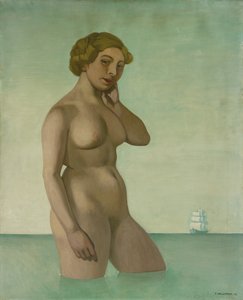 न्यूड विथ ए फ्रिगेट, 1916