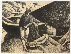 Le Filet, c.1912 (कागज पर स्याही)