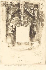 L'Ensorcelée के लिए L'Ensorcelée बुकप्लेट के लिए एक्स-लाइब्रिस, c. 18831885। द्वारा फेलिक्स हिलैरे बुहोट