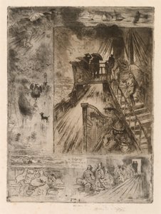 ला ट्रैवर्सी द पैसेज, 1879-1885। द्वारा फेलिक्स हिलैरे बुहोट