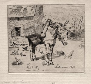 द मुले, मैरी-जीन, 1872। द्वारा फेलिक्स हिलैरे बुहोट