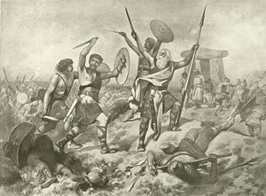 Cymbeline। अधिनियम V, दृश्य II (गुरुत्वाकर्षण) द्वारा फेलिक्स ऑक्टेवियस कार डारले