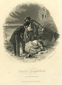डेविड कॉपरफील्ड: एचबी हॉल अन सन्स, 1867 द्वारा उत्कीर्ण विनाश से बचाया द्वारा फेलिक्स ऑक्टेवियस कार डारले