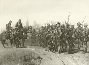 राजा हेनरी चतुर्थ का पहला भाग। अधिनियम IV, दृश्य II (गुरुत्वाकर्षण) द्वारा फेलिक्स ऑक्टेवियस कार डारले