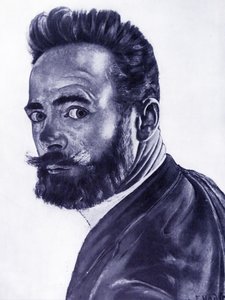 स्व चित्र, 1891 द्वारा फर्डिनेंड होडलर