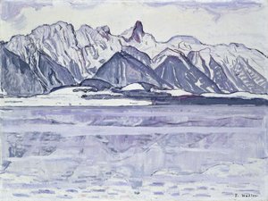 स्टॉकहॉर्न बर्फ से ढंका हुआ, 1913-1914 द्वारा फर्डिनेंड होडलर