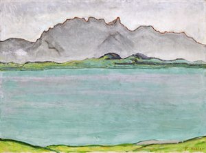 स्टॉकहॉर्न पर्वत और झील थून, 1911