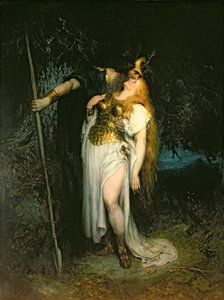 वोतन बिडिंग फेयरवेल टू ब्रुनहिल्ड, 1908