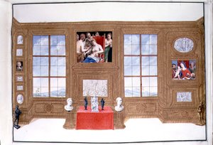 पुस्तक II f.53 स्टैलबर्ग, वियना में चार्ल्स VIs संग्रह की चित्रित सूची, 1720-30 (wc) द्वारा फर्डिनेंड स्टॉफ़र या एस्टोरफ़र