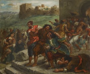 1857 के कट्टरपंथियों की तंजीर द्वारा फर्डिनेंड विक्टर यूजीन डेलाक्रोइक्स