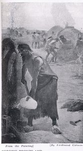 फोर्जिंग कांस्य और लोहा, &39;हचिन्सन हिस्ट्री ऑफ द नेशंस&39;, c.1910 से चित्रण