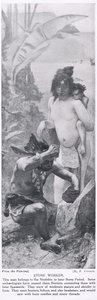 स्टोन वर्कर, &39;हचिन्सन हिस्ट्री ऑफ द नेशंस&39;, c.1910 से चित्रण द्वारा फर्नांड कोरमन