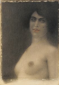 काले बाल, 1914 द्वारा फर्नांड खनोफ