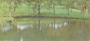 Fosset; फिर भी पानी, c.1894 द्वारा फर्नांड खनोफ