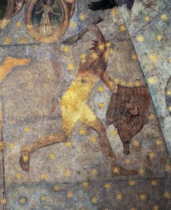 डोम ऑफ़ द ज़ोडिक, डिटेल ऑफ़ हरक्यूलिस, 1485 द्वारा फर्नांडो गैलीगो