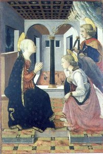 सेंट जूलियन के साथ घोषणा (पैनल) द्वारा Filippo (कार्यशाला) Lippi