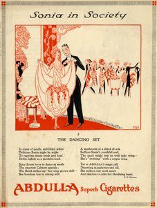 अब्दुल्ला सिगरेट, 1920 के दशक द्वारा मछली