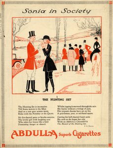 अब्दुल्ला सिगरेट, 1920 के दशक द्वारा मछली