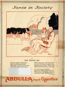 अब्दुल्ला सिगरेट, 1920 के दशक द्वारा मछली