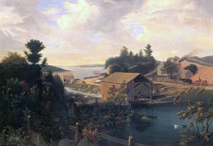 लैंसविले, 1849 में मिल द्वारा फिट्ज हेनरी लेन