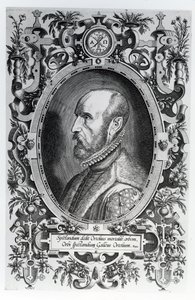 अब्राहम, एटलस के frontispiece, 1579 द्वारा फ्लेमिश स्कूल