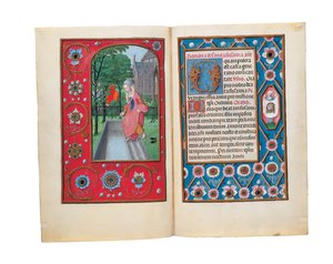 रोथ्सचाइल्ड बुक ऑफ़ आवर्स, गेन्ट या ब्रुग्स के फोलियो, c.1505 द्वारा फ्लेमिश स्कूल
