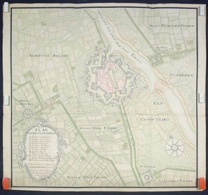 सास दे गैंट और आसपास के क्षेत्रों का नक्शा, 1759