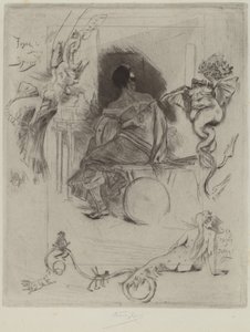 द लास्ट माजा, 1880। द्वारा फेलिसियन रोप्स