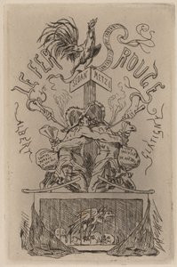 द रेड आयरन ले फेर रूज, 1871। द्वारा फेलिसियन रोप्स