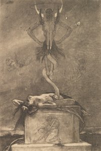 द सैटेनिक ओन्स से बलिदान, सीए। 1882., सीए। 1882.