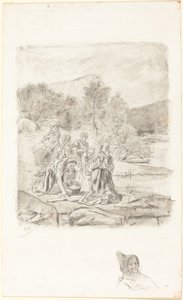 धोबी, सी.1884-1887। द्वारा फेलिसियन रोप्स