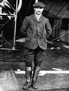 हेनरी सैलमेट, लंदन के हेंडन में, 1912 1933 में महान ब्लॉरीओट पायलट। द्वारा उड़ान की तस्वीर