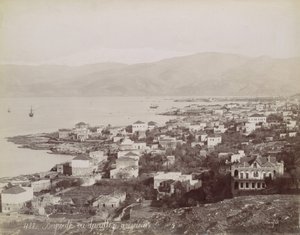 बेरूत। अमेरिकन कॉलेज से देखा गया, सीए। 1870. द्वारा फेलिक्स बोनफिल्स