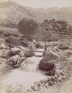 कूस डू कदिशा, मोंटे लिबोन, 1860-80 के दशक, मुद्रित सीए। 1870. द्वारा फेलिक्स बोनफिल्स