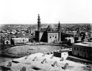 काहिरा, मिस्र का सामान्य दृश्य, 1878 द्वारा फेलिक्स बोनफिल्स