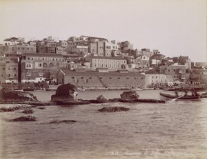 जाफ़ा का पैनोरमा, सीए। 1880. द्वारा फेलिक्स बोनफिल्स