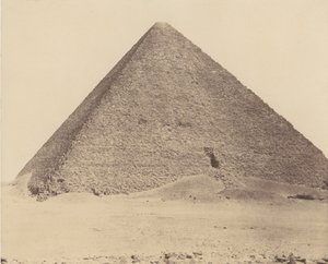 मेम्फिस के जिजेह नेक्रोपोलिस, चेप्स ग्रेट पिरामिड का पिरामिड, 1851-52, 1853-54 मुद्रित।
