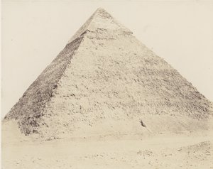 मेम्फिस का जिजेह नेक्रोपोलिस, शेफ्रेन का पिरामिड, 1851-52, 1853-54 छपा। द्वारा फेलिक्स टाइनार्ड