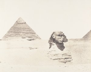 मेम्फिस, स्फिंक्स और पिरामिड के जिजेह नेक्रोपोलिस, 1851-52, 1853-54 मुद्रित।