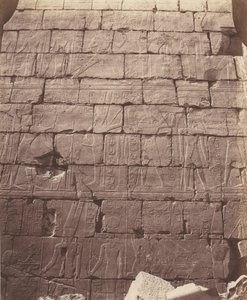 कर्णक थेब्स, पैलेस - हाइपोस्टाइल हॉल - अंतर्राष्ट्रीय सजावट ..., 1851-52, 1853-54 मुद्रित। द्वारा फेलिक्स टाइनार्ड