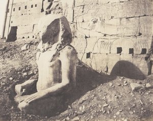 कर्नाक थेब्स, थर्ड पाइलोन - लिमस्टोन स्पैथ का कोलोसस, डी में, 1851-52, 1853-54 में छपा। द्वारा फेलिक्स टाइनार्ड